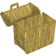 Duplo Treasure Chest Opening 2 x 3 x 3 with Detailed Lid Ends (11249)