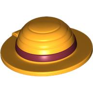 Straw Hat with Dark Red Band pattern (112531pat0001)