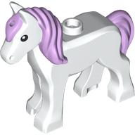 Animal, Foal, Long Mane, Lavender Tail, Black Eyes print (112958pr0001)
