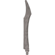 Large Figure Weapon Blade, Curved Tip with Axle (11305)