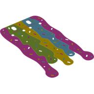 Curtain, Magenta, Lime, Yellow, and Medium Azure Pattern (113292)