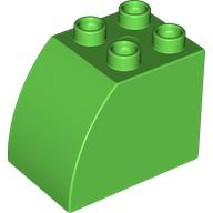 Duplo Brick 2 x 3 x 2 with Curved Top (11344)