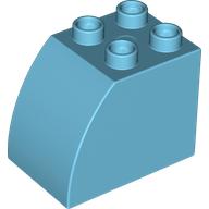 Duplo Brick 2 x 3 x 2 with Curved Top (11344)