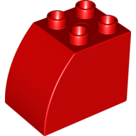 Duplo Brick 2 x 3 x 2 with Curved Top (11344)