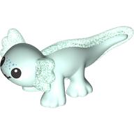 Animal, Axolotl with Opal Trans-Blue Tail, Ears Pattern, Face print (114542pat0001)