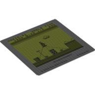 Plastic Sheet with Lenticular Image with Gameboy Screen, Mario Mario Land, Level 1-1 print (114639)