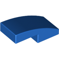 Slope Curved 2 x 1 No Studs [1/2 Bow] (11477)
