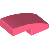 Slope Curved 2 x 1 No Studs [1/2 Bow] (11477)