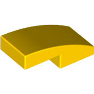 Slope Curved 2 x 1 No Studs [1/2 Bow] (11477)