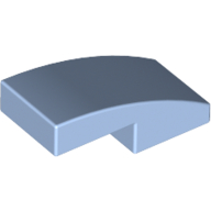 Slope Curved 2 x 1 No Studs [1/2 Bow] (11477)