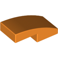 Slope Curved 2 x 1 No Studs [1/2 Bow] (11477)