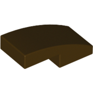 Slope Curved 2 x 1 No Studs [1/2 Bow] (11477)