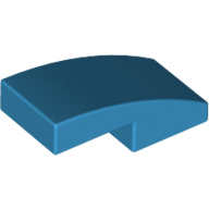 Slope Curved 2 x 1 No Studs [1/2 Bow] (11477)