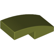Slope Curved 2 x 1 No Studs [1/2 Bow] (11477)