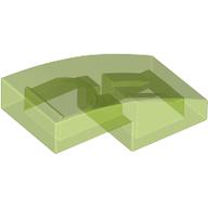 Slope Curved 2 x 1 No Studs [1/2 Bow] (11477)
