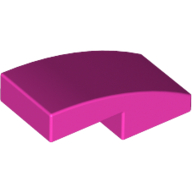 Slope Curved 2 x 1 No Studs [1/2 Bow] (11477)