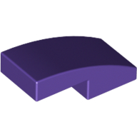 Slope Curved 2 x 1 No Studs [1/2 Bow] (11477)