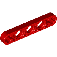 Technic Beam 1 x 5 Thin with Axle Holes on Ends (11478)