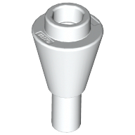 Cone 1 x 1 Inverted with Bar at Bottom (Ice Cream Cone) (11610)