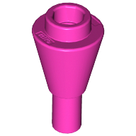 Cone 1 x 1 Inverted with Bar at Bottom (Ice Cream Cone) (11610)