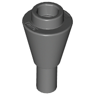 Cone 1 x 1 Inverted with Bar at Bottom (Ice Cream Cone) (11610)