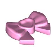 Headwear Accessory Bow with Heart, Long Ribbon and Pin (11618)