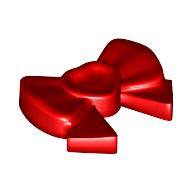 Headwear Accessory Bow with Heart, Long Ribbon and Pin (11618)