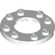 Plate Round 4 x 4 with 2 x 2 Round Opening (11833)