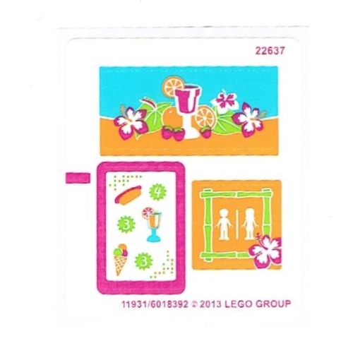 Sticker Sheet for Set 41008-1 (11931)