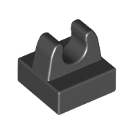 Tile Special 1 x 1 with Clip with Rounded Tips (12825)
