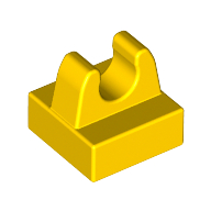 Tile Special 1 x 1 with Clip with Rounded Tips (12825)