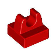 Tile Special 1 x 1 with Clip with Rounded Tips (12825)