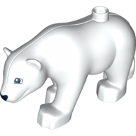 Duplo Animal Bear Adult New Style, Squared Eyes Print (12937pr0001)