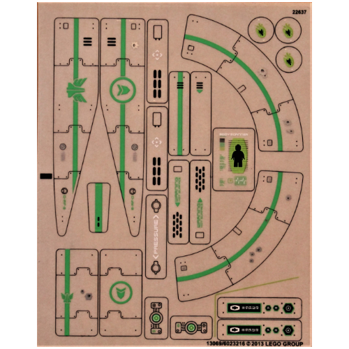Sticker Sheet for Set 70704-1 (13069)