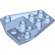 Wedge Sloped Inverted 4 x 4 Triple [4 Connections between Front Studs] (13349)