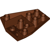 Wedge Sloped Inverted 4 x 4 Triple [4 Connections between Front Studs] (13349)