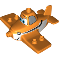 Duplo Airplane Body with Dusty Print (13517pr0001)
