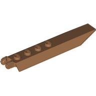 Hinge Plate 1 x 8 Locking with Angled Side Extensions, Squared Plate Underside, 7 Teeth (14137)