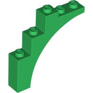 Brick Arch 1 x 5 x 4 [Continuous Bow, Raised Underside Cross Supports] (14395)