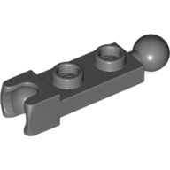 Plate Special 1 x 2 with 5.9mm Towball Socket and Towball (14419)