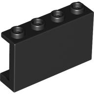 Panel 1 x 4 x 2 with Side Supports - Hollow Studs (14718)
