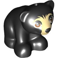 Animal, Bear, Small with Hole in Top, Nougat Eyes, Tan Face print (14732pr0005)