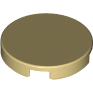 Tile Round 2 x 2 with Bottom Stud Holder (14769)