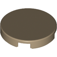 Tile Round 2 x 2 with Bottom Stud Holder (14769)