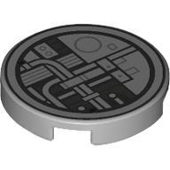 Tile Round 2 x 2 with Conduits print (14769pr1304)