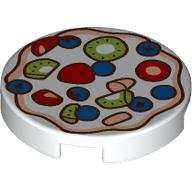 Tile Round 2 x 2 with Pavlova print (14769pr9955)