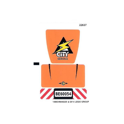 Sticker Sheet for Set 60054-1 (14863)