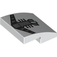 Slope Curved 2 x 2 x 2/3 with Dark Bluish Grey Clone Trooper Mask print (15068pr0092)