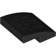 Slope Curved 2 x 2 x 2/3 with Silver Scales print (15068pr0105)