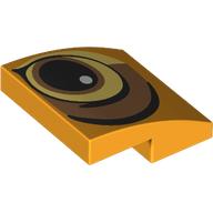 Slope Curved 2 x 2 x 2/3 with Lion Eye print (15068pr9991)